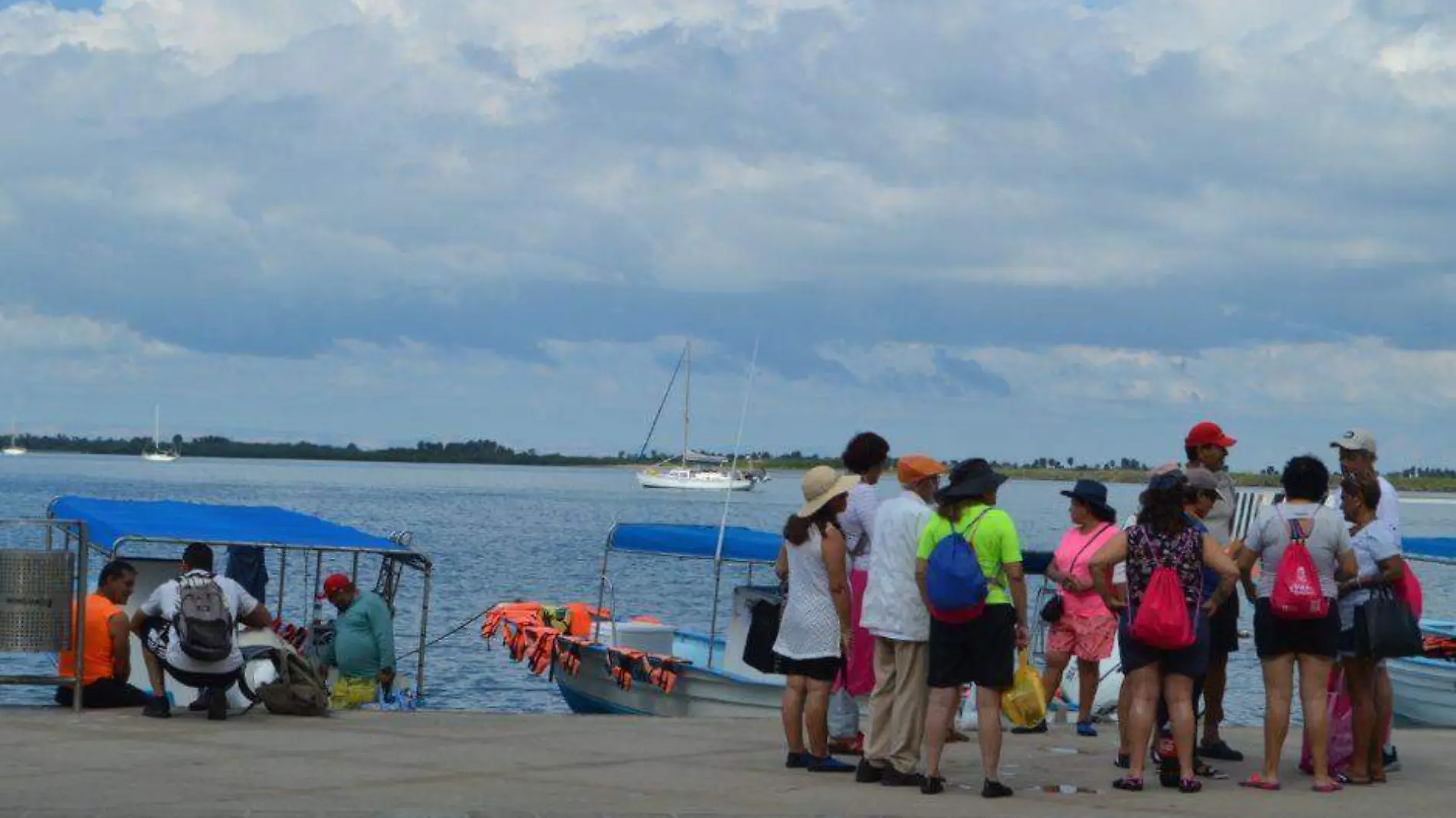 turistas la paz avistamiento tiburon ballena